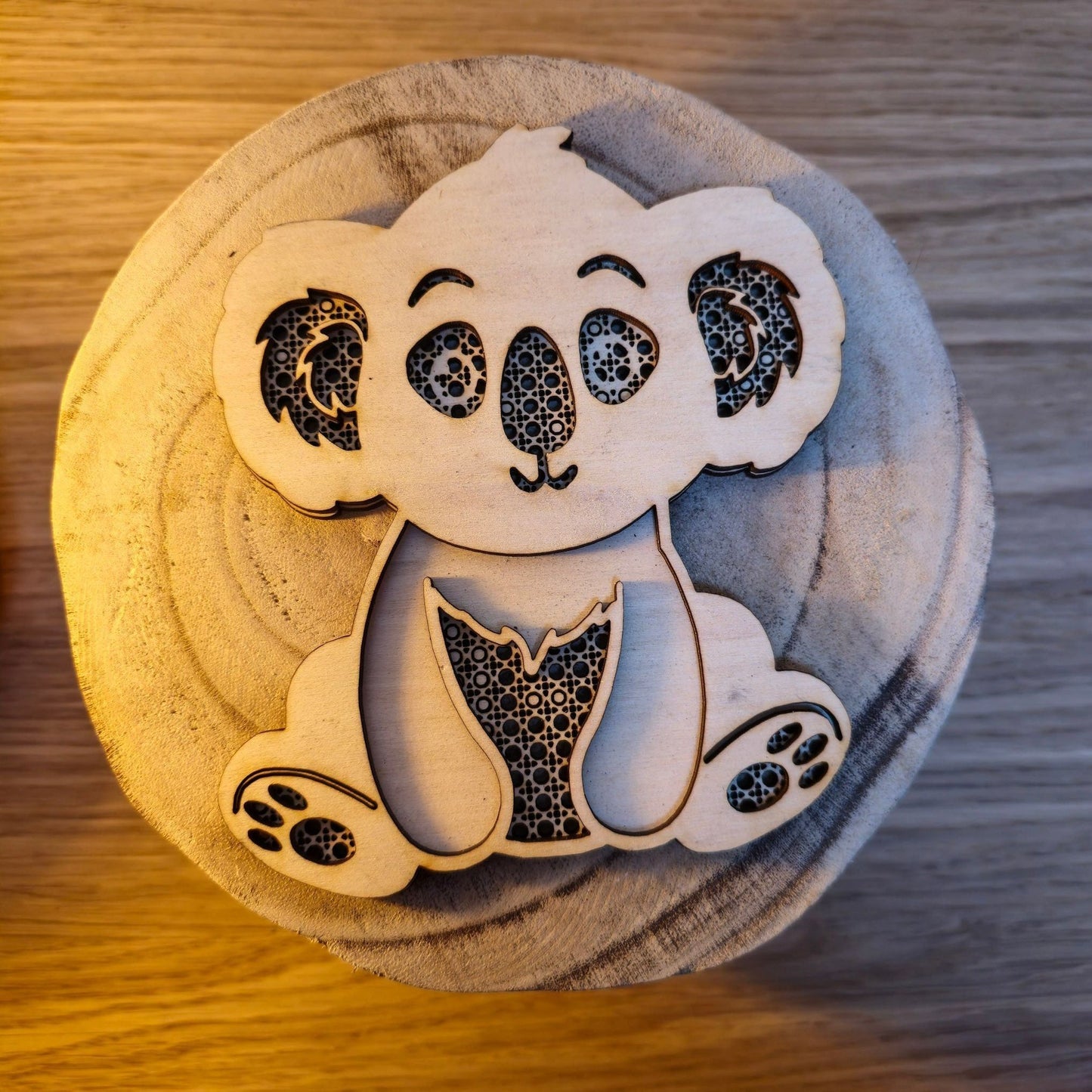 Koala rotan muurdecoratie — Koala