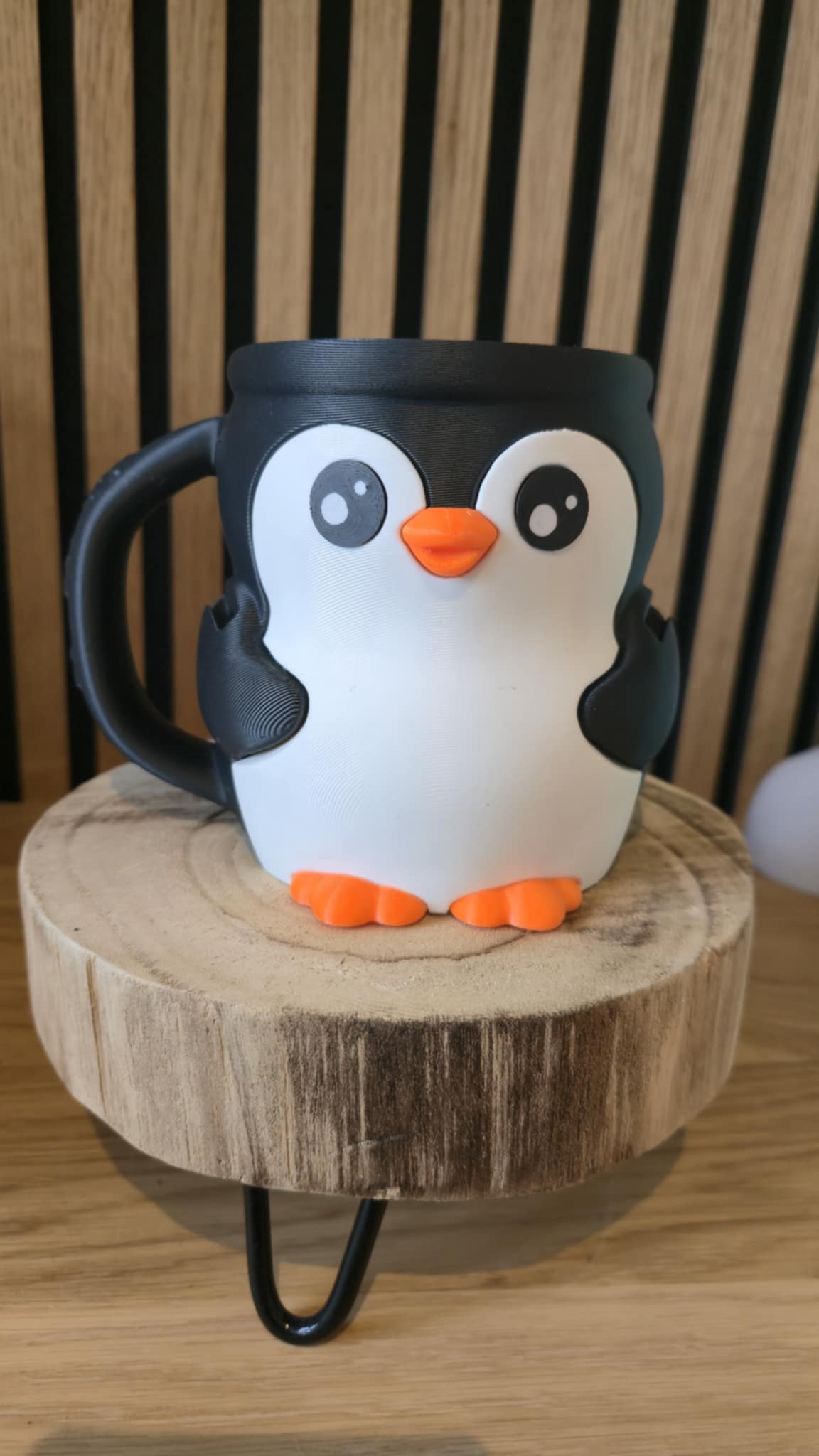 3D-geprinte ijsbekerhouder – Schattige dierenpot voor standaard ijsbekers (±465 ml)