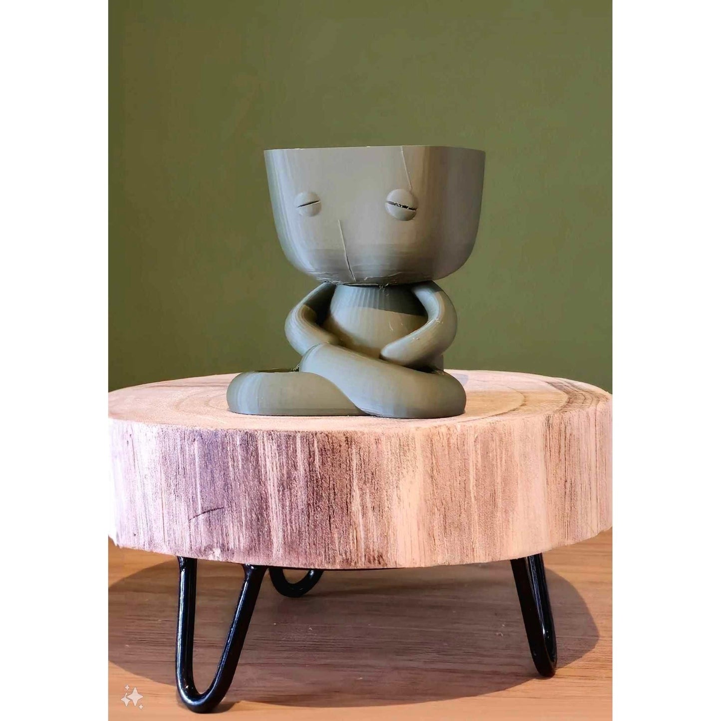 Bloempotmannetje Meditate