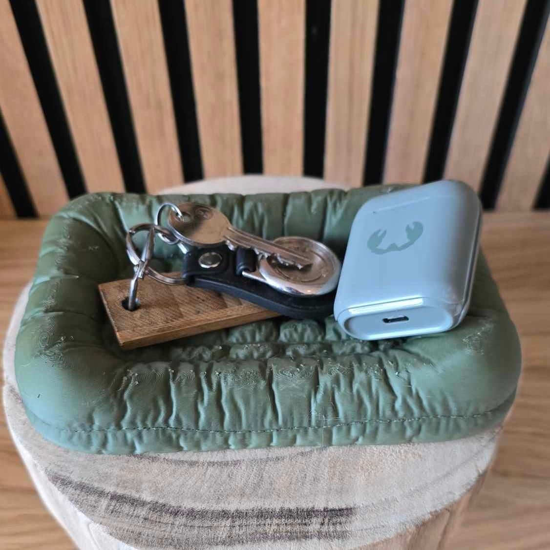 3D-geprint kussentje, ideaal voor sleutels en kleine spulletjes