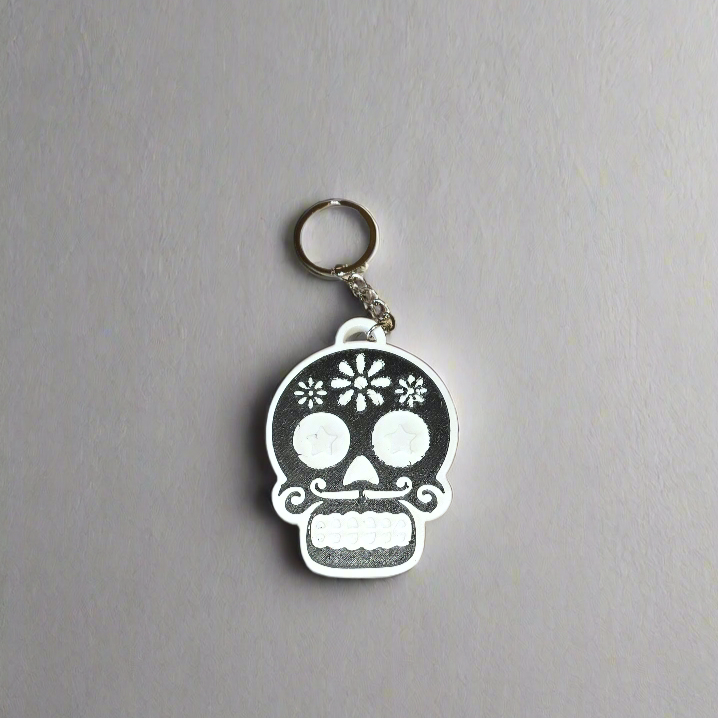 Unieke Sugar Skull Sleutelhanger