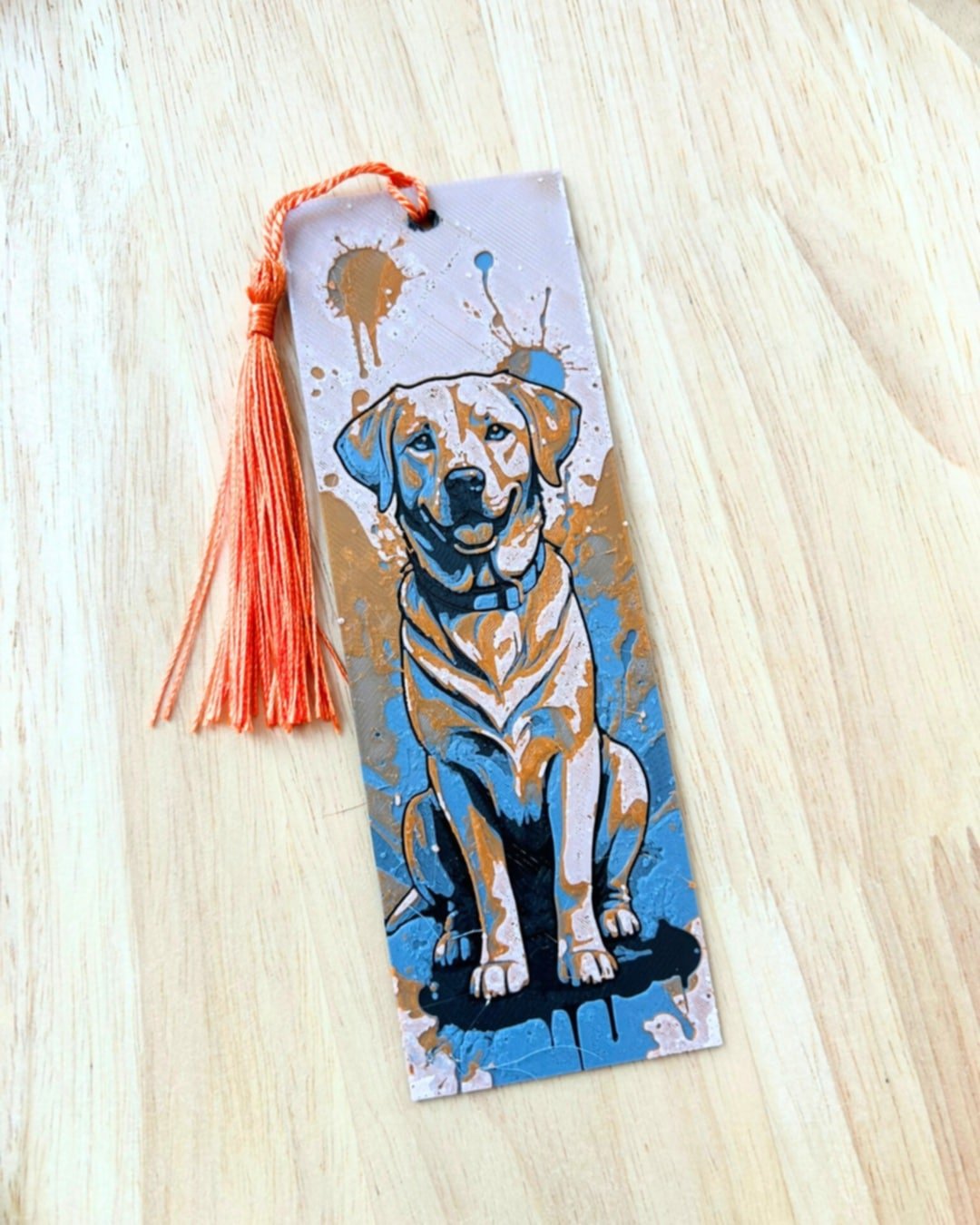 Bladwijzer Labrador - 3D Geprint met Kwast - Het Oekedoeleke