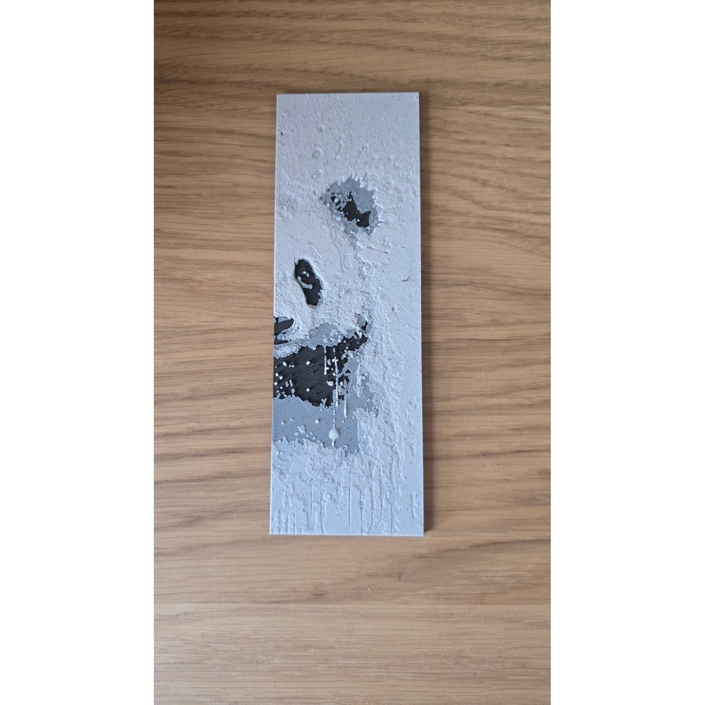 Bladwijzer Panda - 3D Geprint Monochroom - Het Oekedoeleke