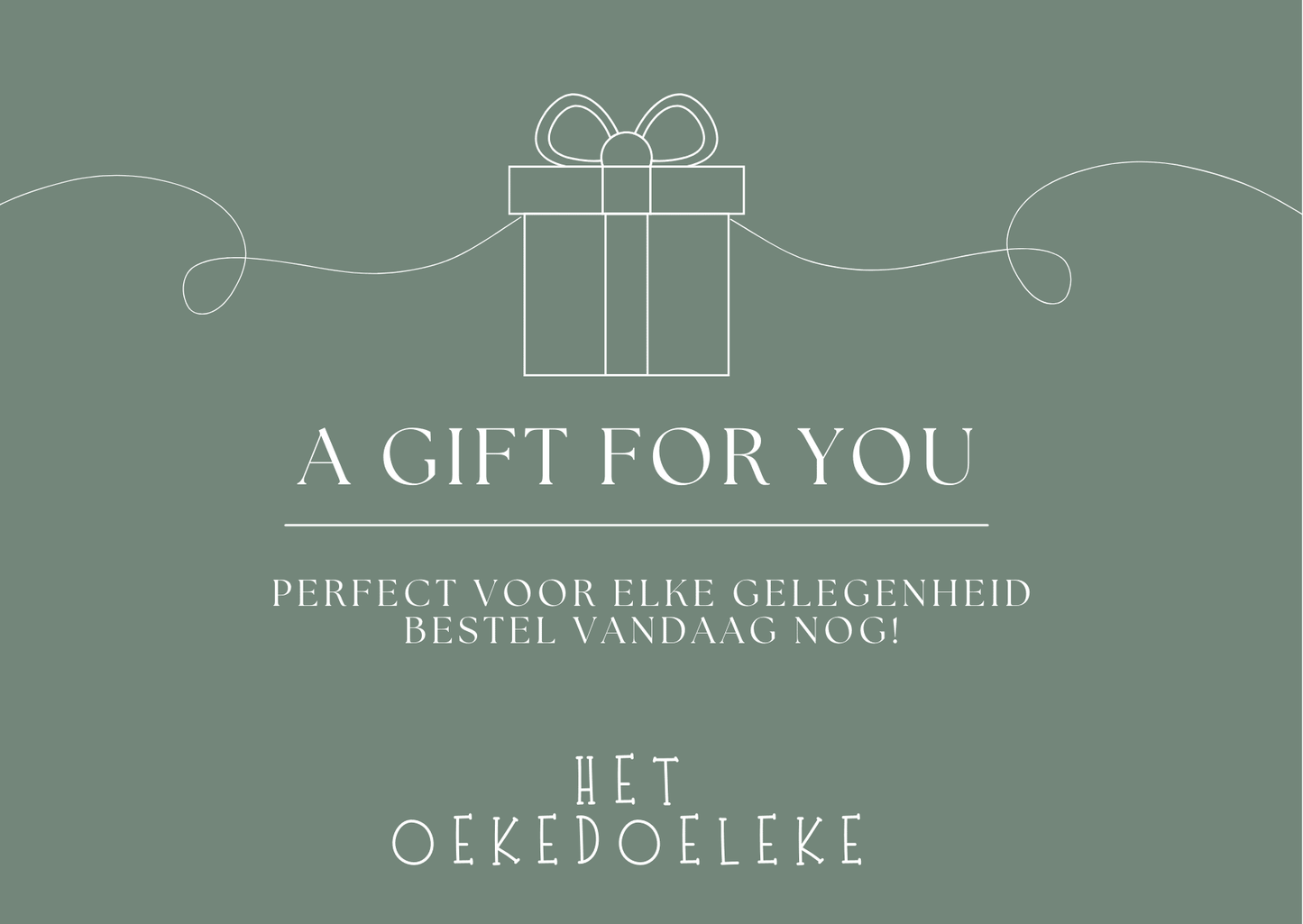 Cadeaubon - Het Oekedoeleke