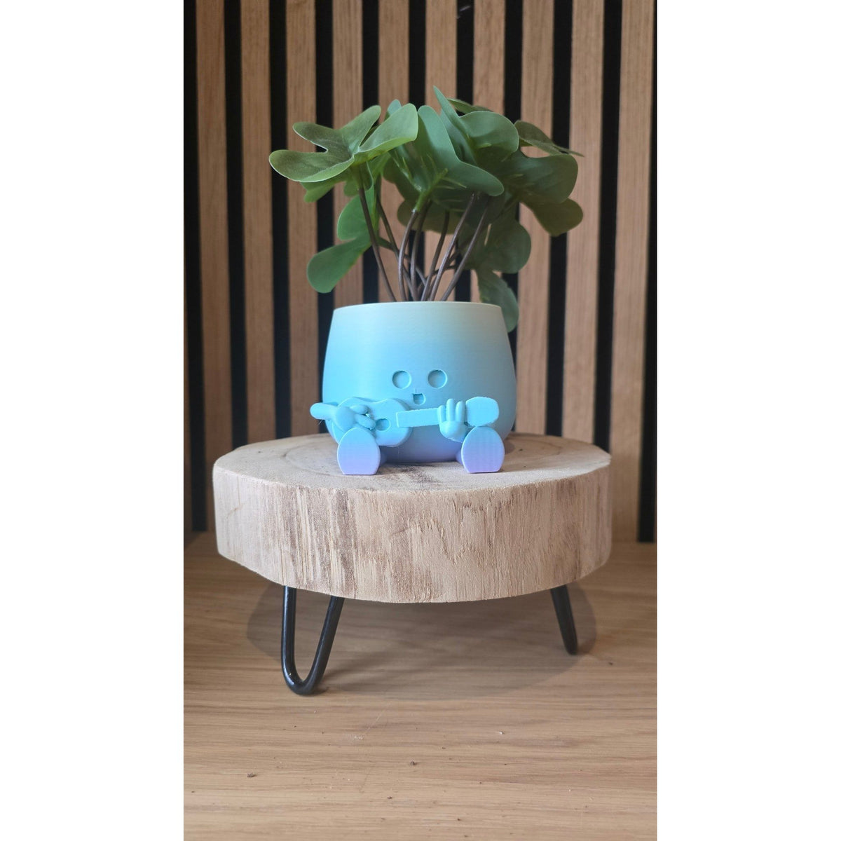 Gitaarheld Bloempot - Rock je Planten 3D Geprint - Het Oekedoeleke