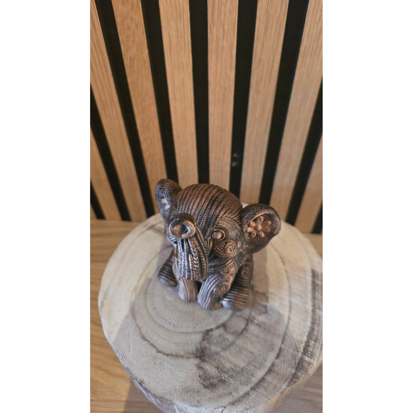 Olifant Beeldje - Mystiek Bronslook 12cm - Het Oekedoeleke