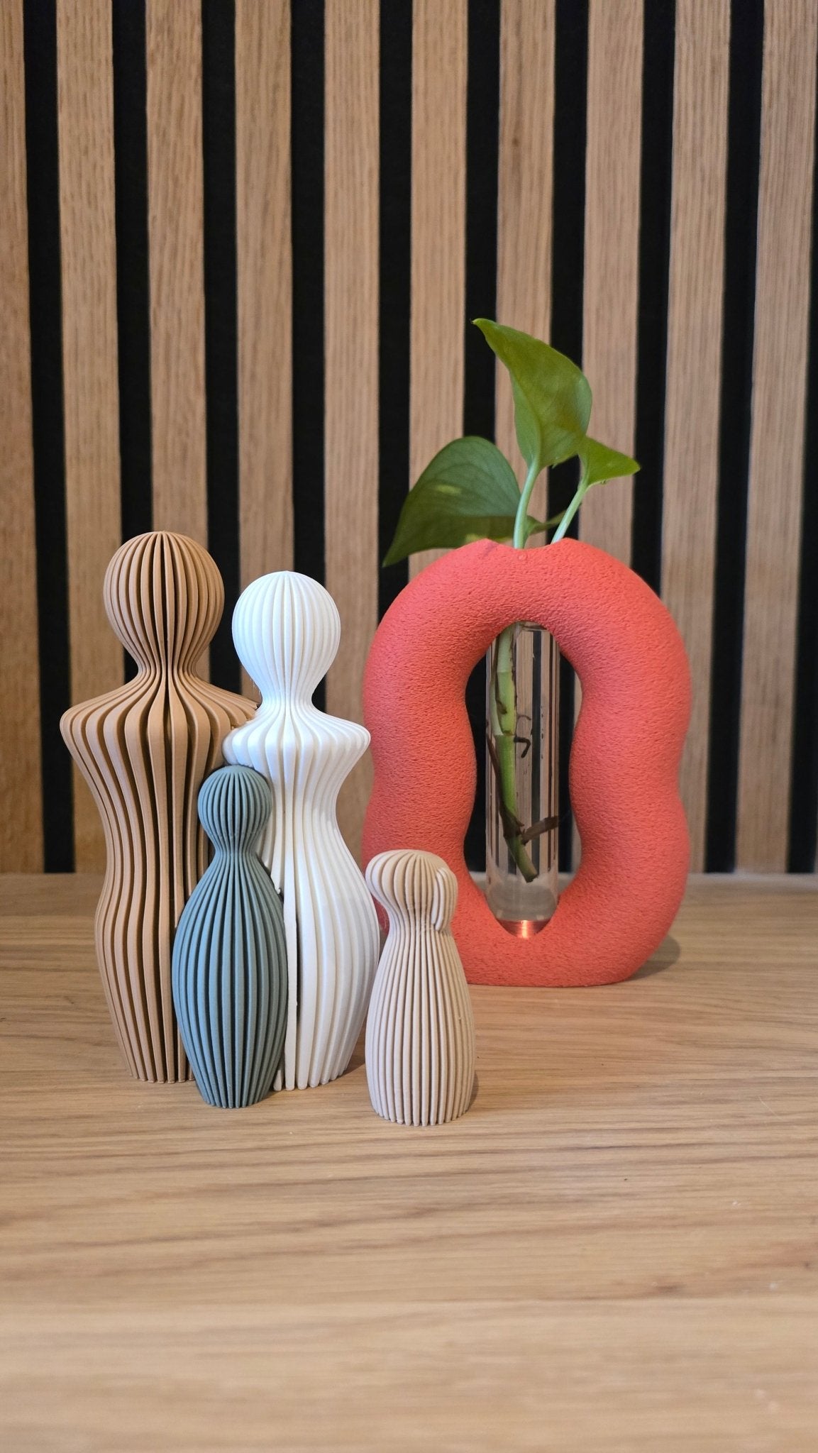 Ons Gezin - Compleet met Huisdier | 3D Geprinte Familie Set - Het Oekedoeleke