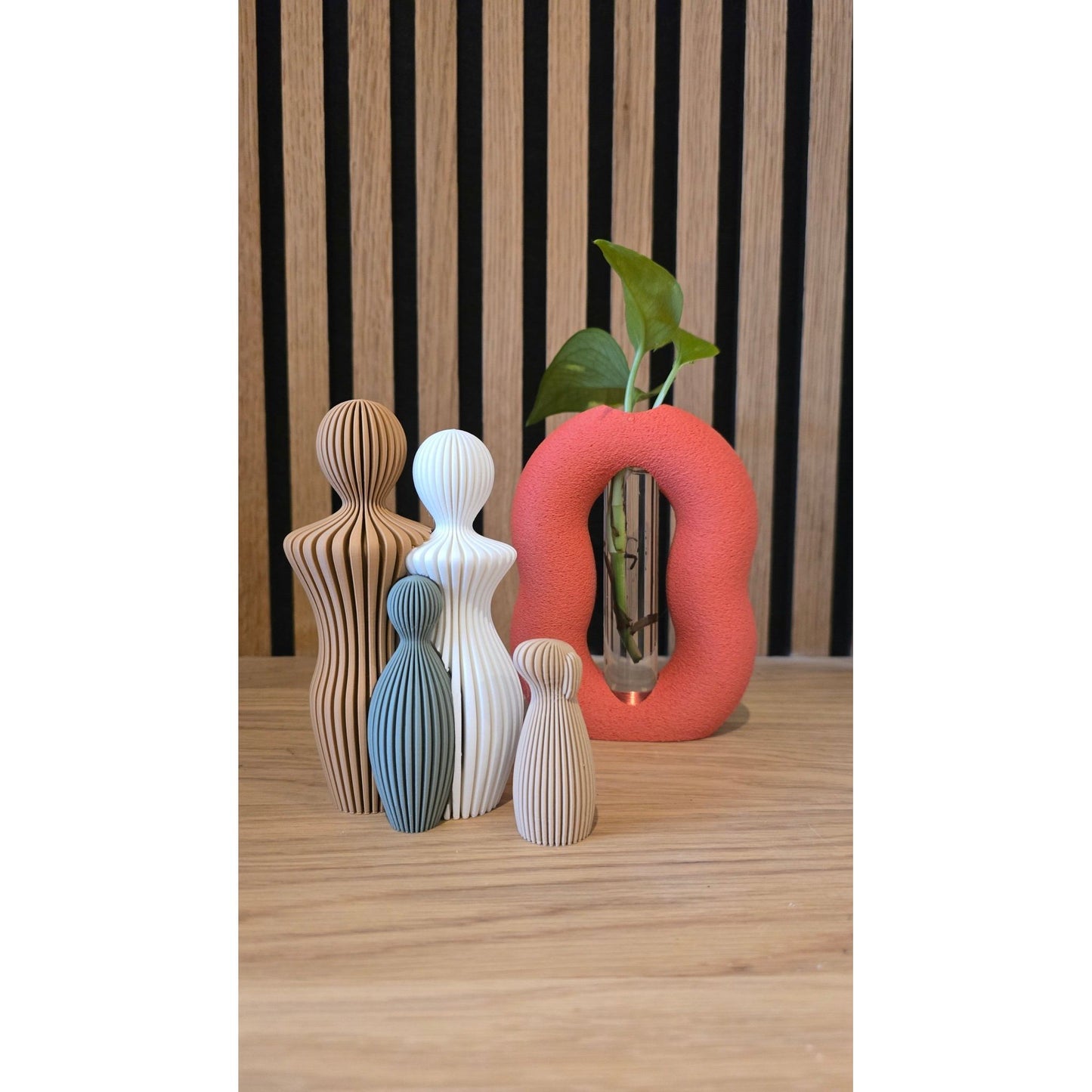 Ons Gezin - Compleet met Huisdier | 3D Geprinte Familie Set - Het Oekedoeleke