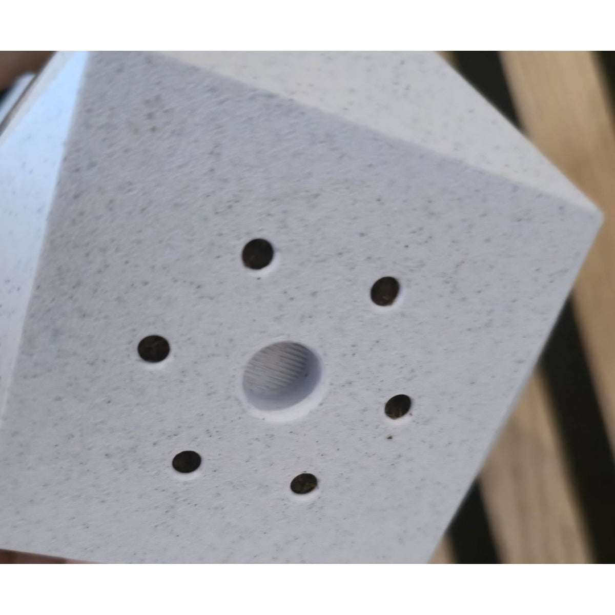 Origami Bloempot Duo - Wit - Het Oekedoeleke