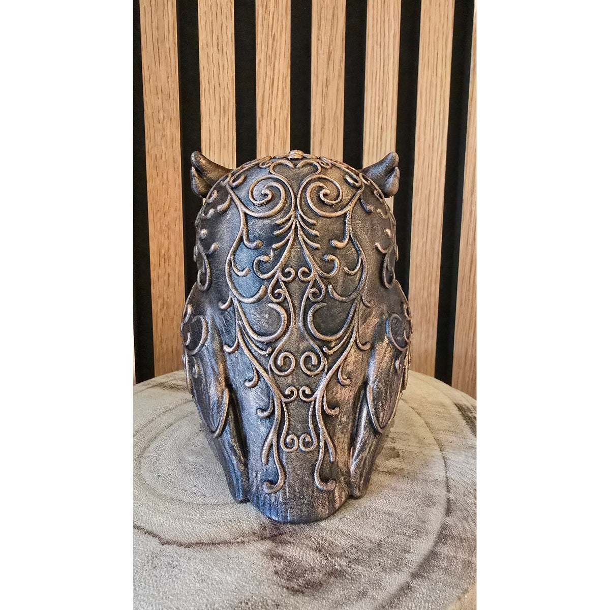 Uil Beeldje - Mystiek Bronslook 12cm - Het Oekedoeleke