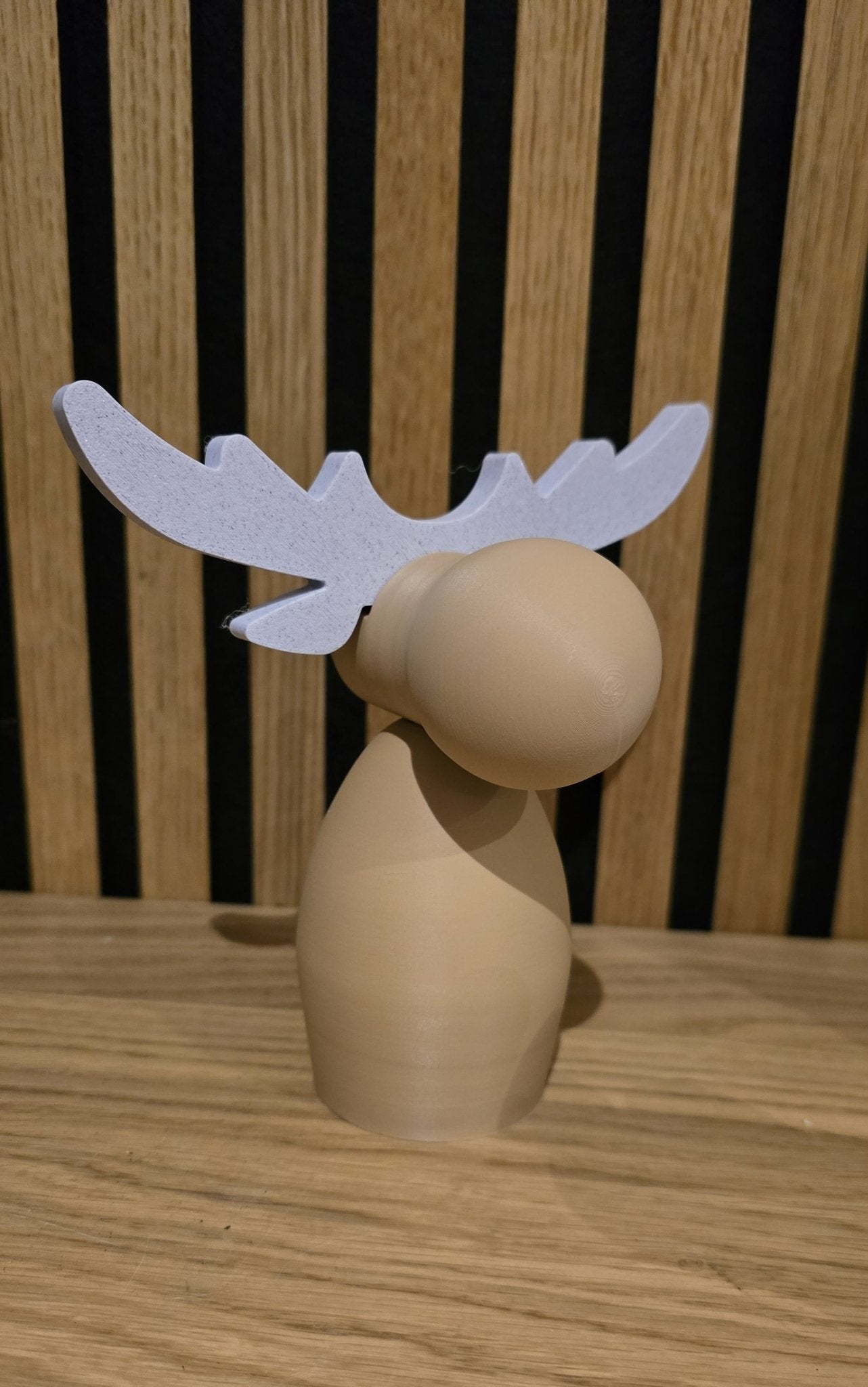 Wintervriendje Eland - 3D Geprint & Knusse Decoratie - Het Oekedoeleke