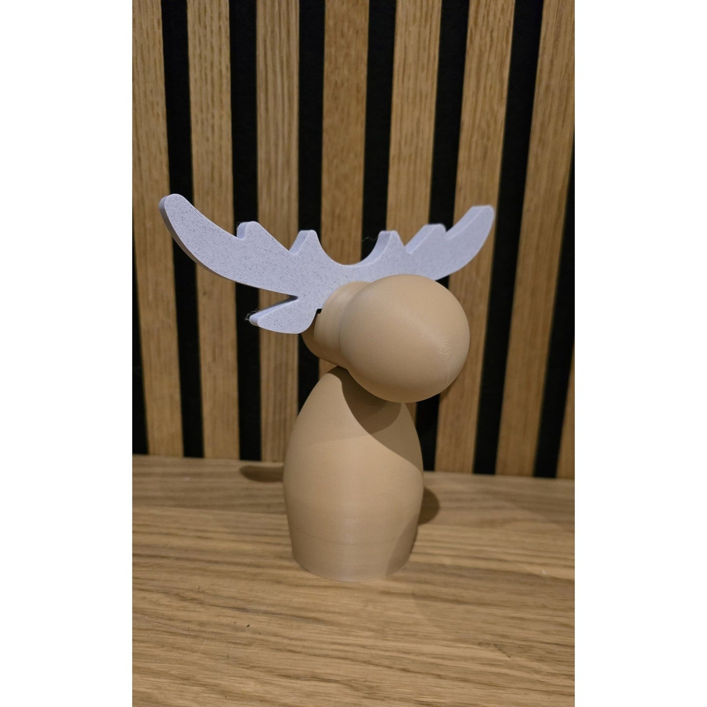 Wintervriendje Eland - 3D Geprint & Knusse Decoratie - Het Oekedoeleke