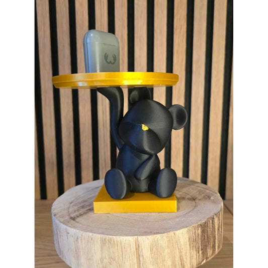 3D Beer Displayhouder met Gouden Plateau - 3D Geprint - Het Oekedoeleke