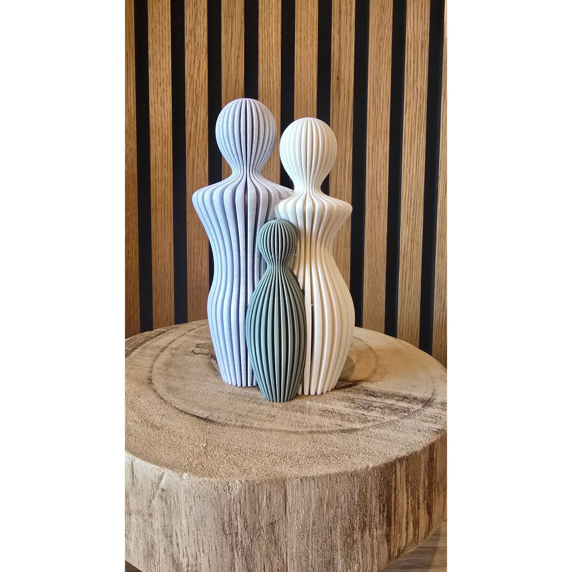 3D Geprinte Gezinsfiguren - Modern Interieur Cadeau - Het Oekedoeleke