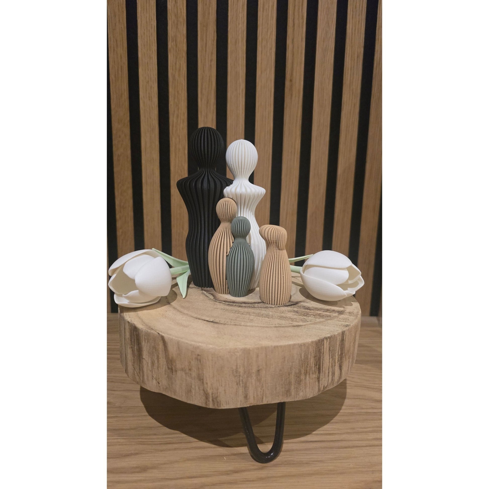 3D Geprinte Gezinsfiguren - Modern Interieur Cadeau - Het Oekedoeleke