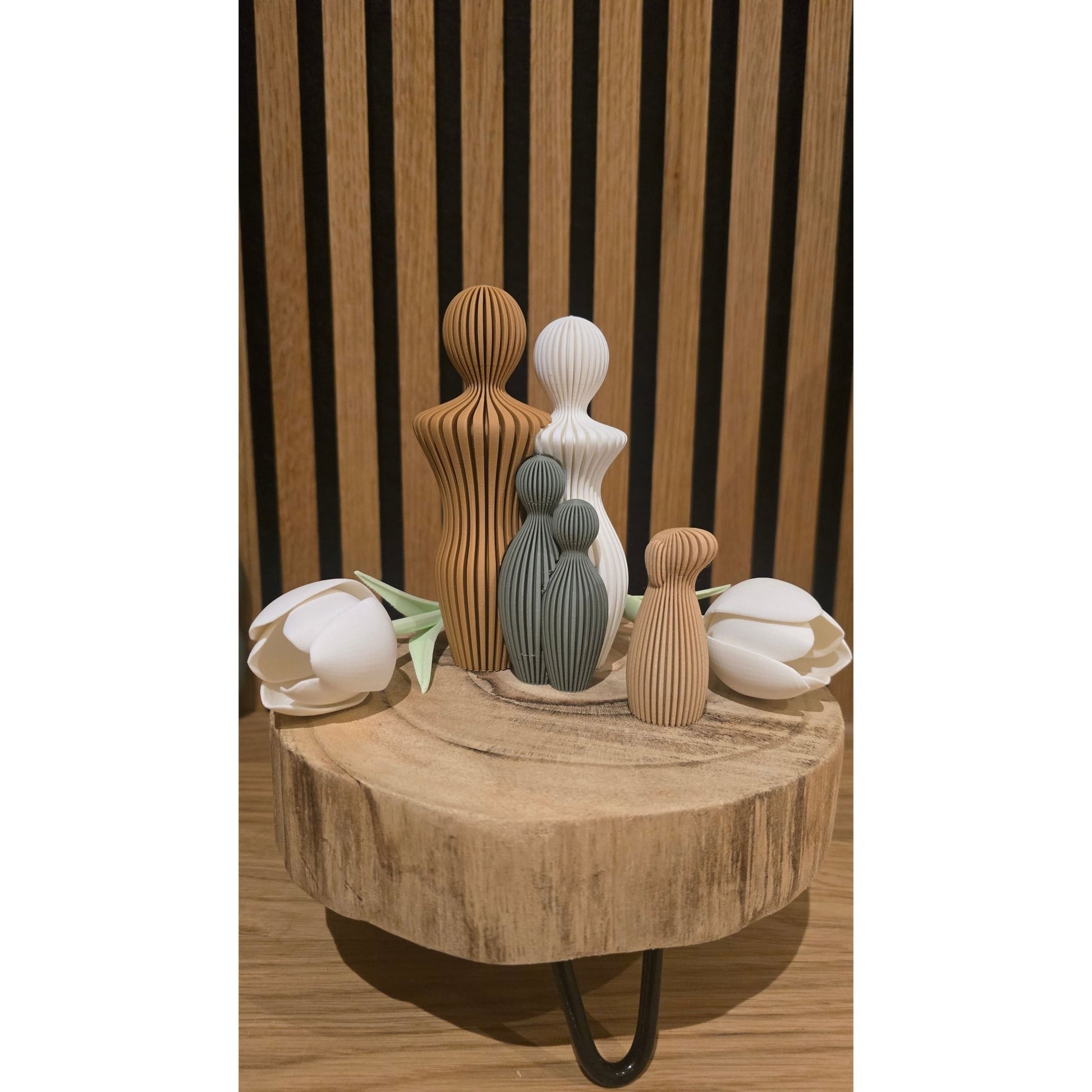 3D Geprinte Gezinsfiguren - Modern Interieur Cadeau - Het Oekedoeleke