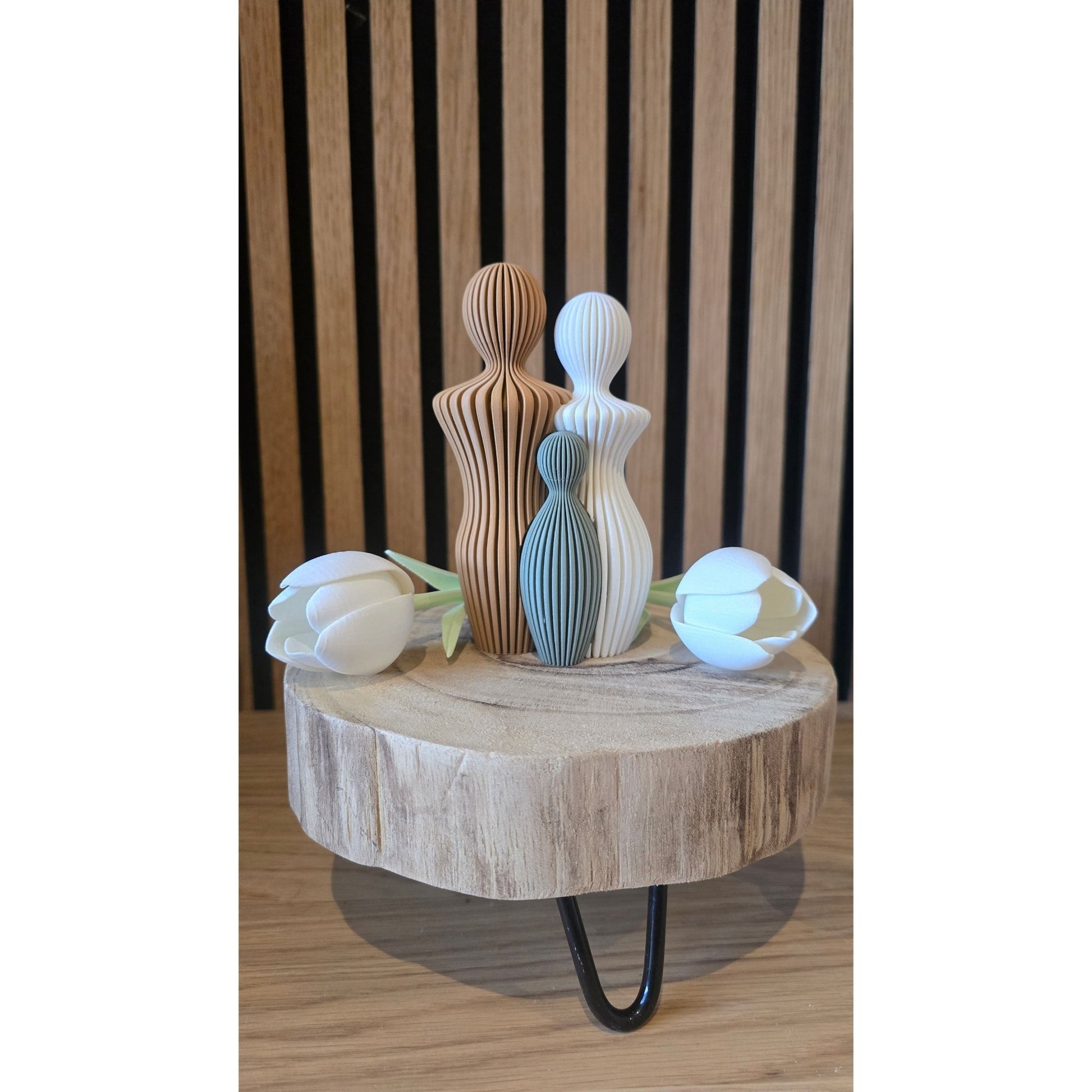 3D Geprinte Gezinsfiguren - Modern Interieur Cadeau - Het Oekedoeleke
