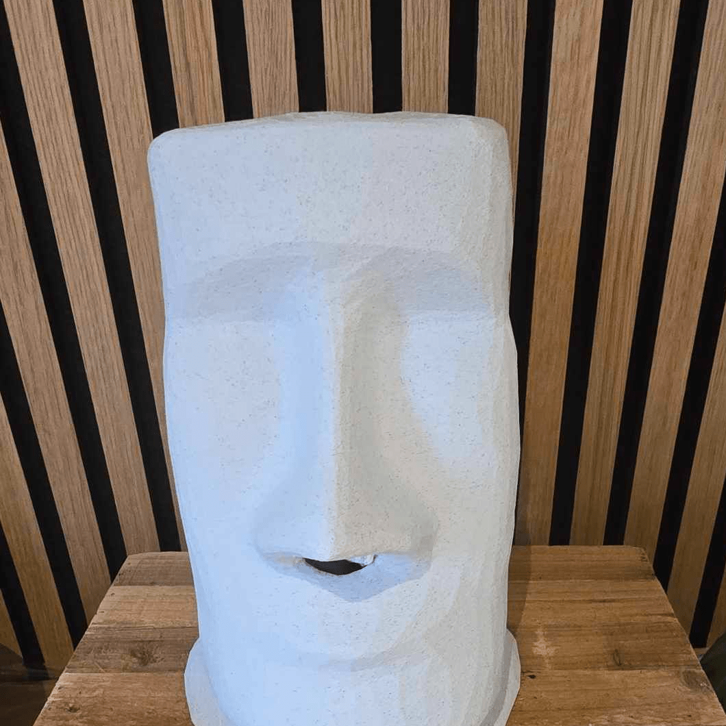 3D - geprinte Tissuehouder - Moai Beeld Ontwerp - Het Oekedoeleke