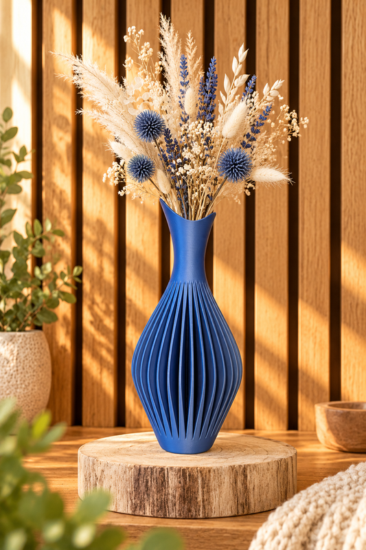Wave Vaas – Voor Droog- en Zijdebloemen