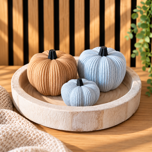 Decoratieve Pompoen – Handgeprint | Klein & Groot
