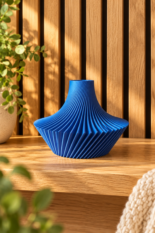 Kitan Vaas – 3D-geprint voor Droog- en Zijdebloemen