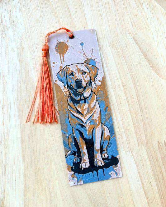 Bladwijzer Labrador - 3D Geprint met Kwast - Het Oekedoeleke