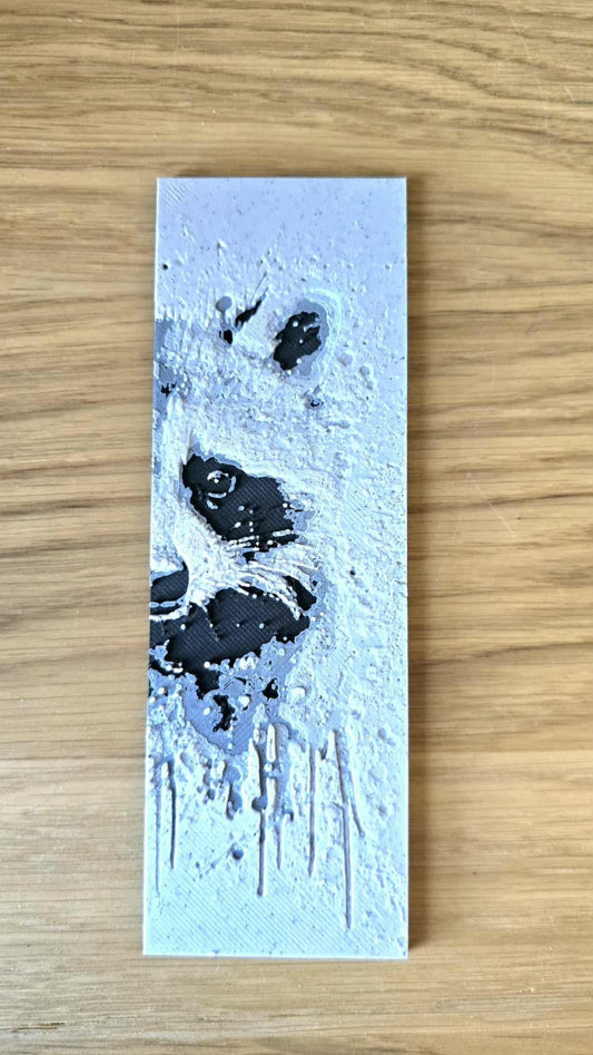 Bladwijzer Wasbeer - 3D Geprint Monochroom - Het Oekedoeleke