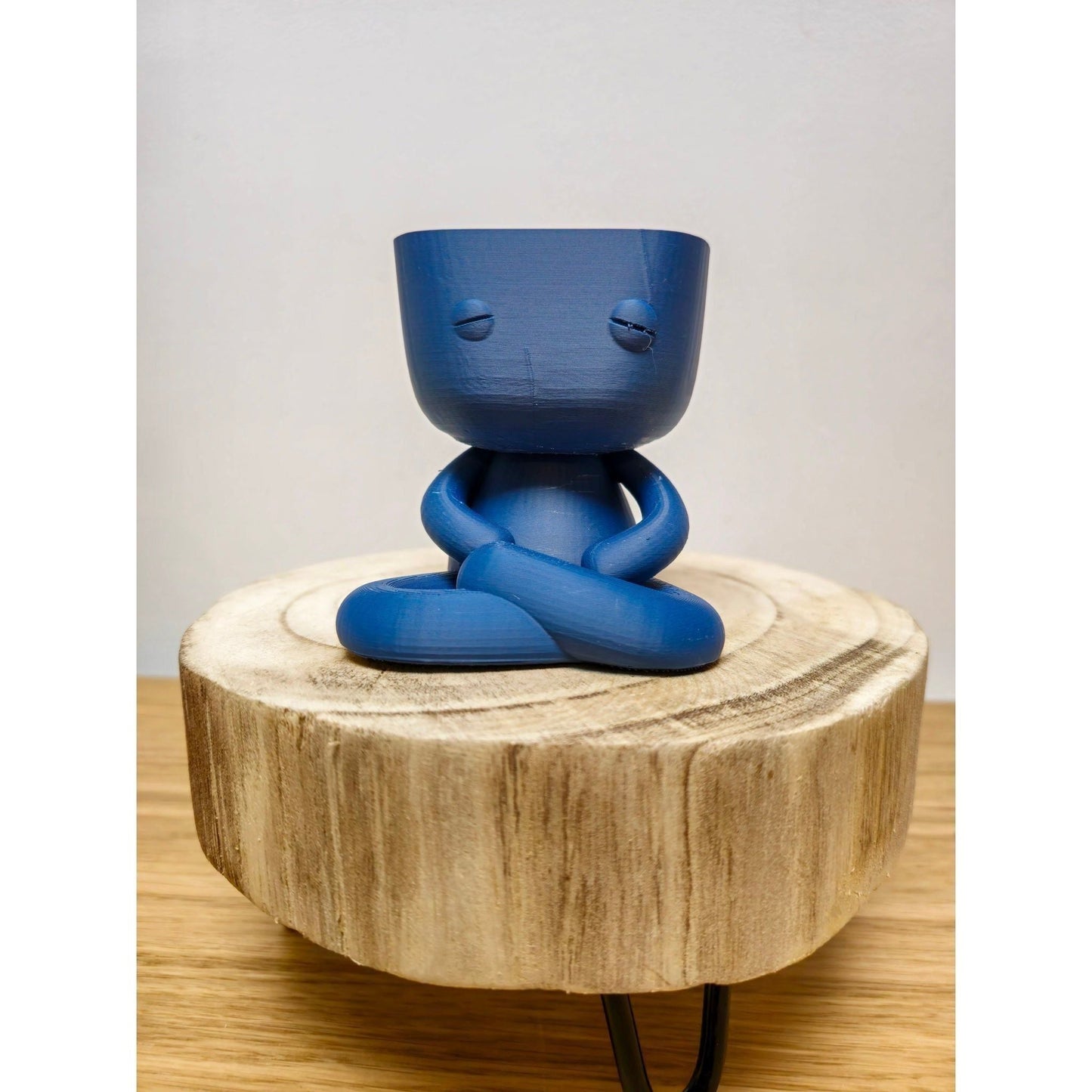 Bloempotmannetje Meditate - Meditatie Houding 3D Geprint - Het Oekedoeleke