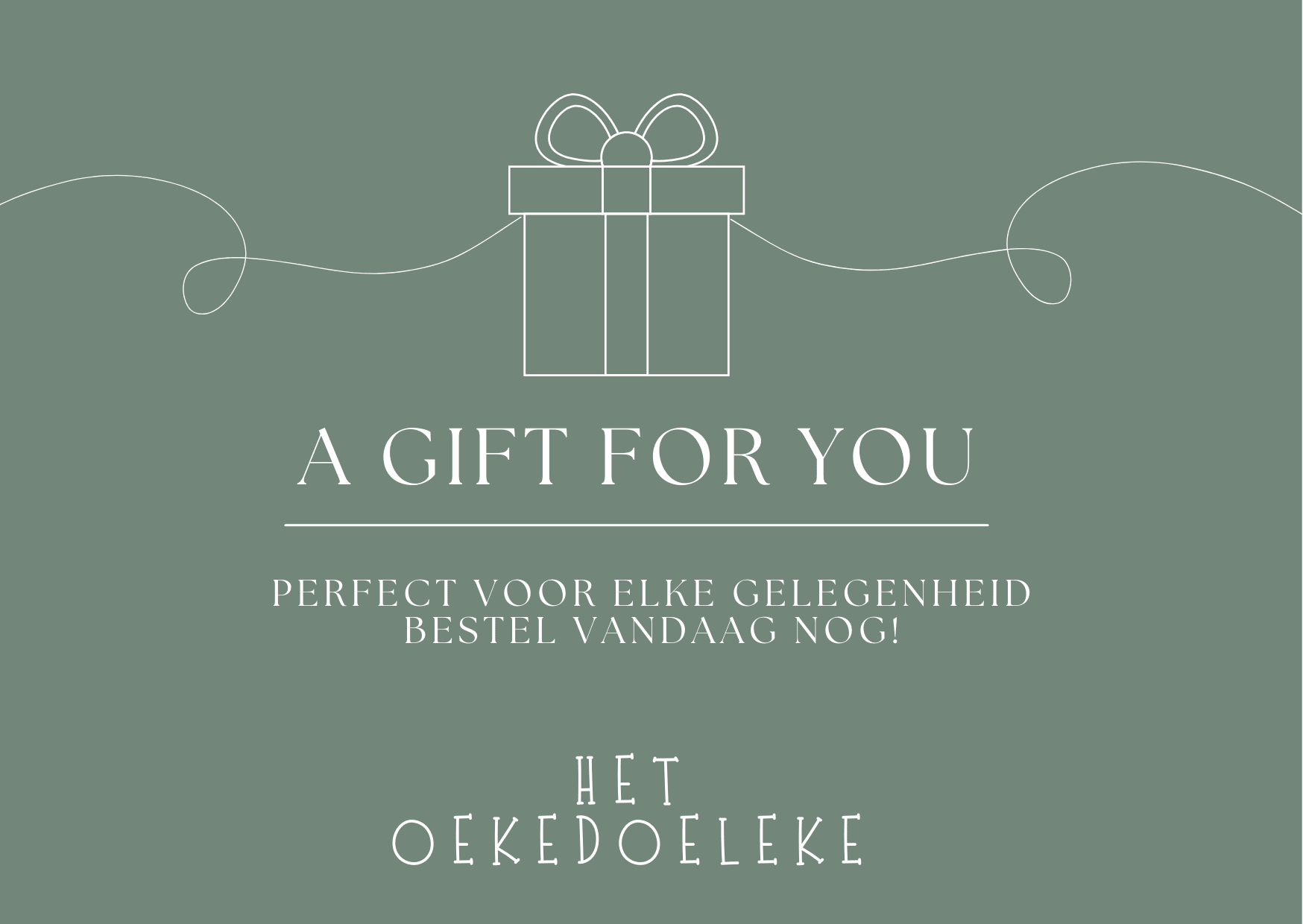 Cadeaubon - Het Oekedoeleke