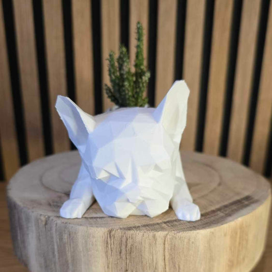 Frenchie Bloempot - Franse Bulldog 3D Geprint - Het Oekedoeleke