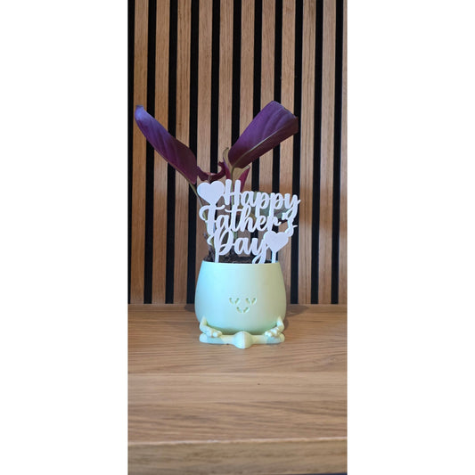 Happy Father's Day Plantensteker - Vaderdag Cadeau - Het Oekedoeleke