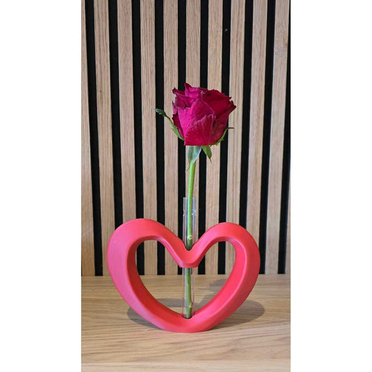 Hartvormige Vaas - Perfect Valentijnscadeau 3D Geprint - Het Oekedoeleke