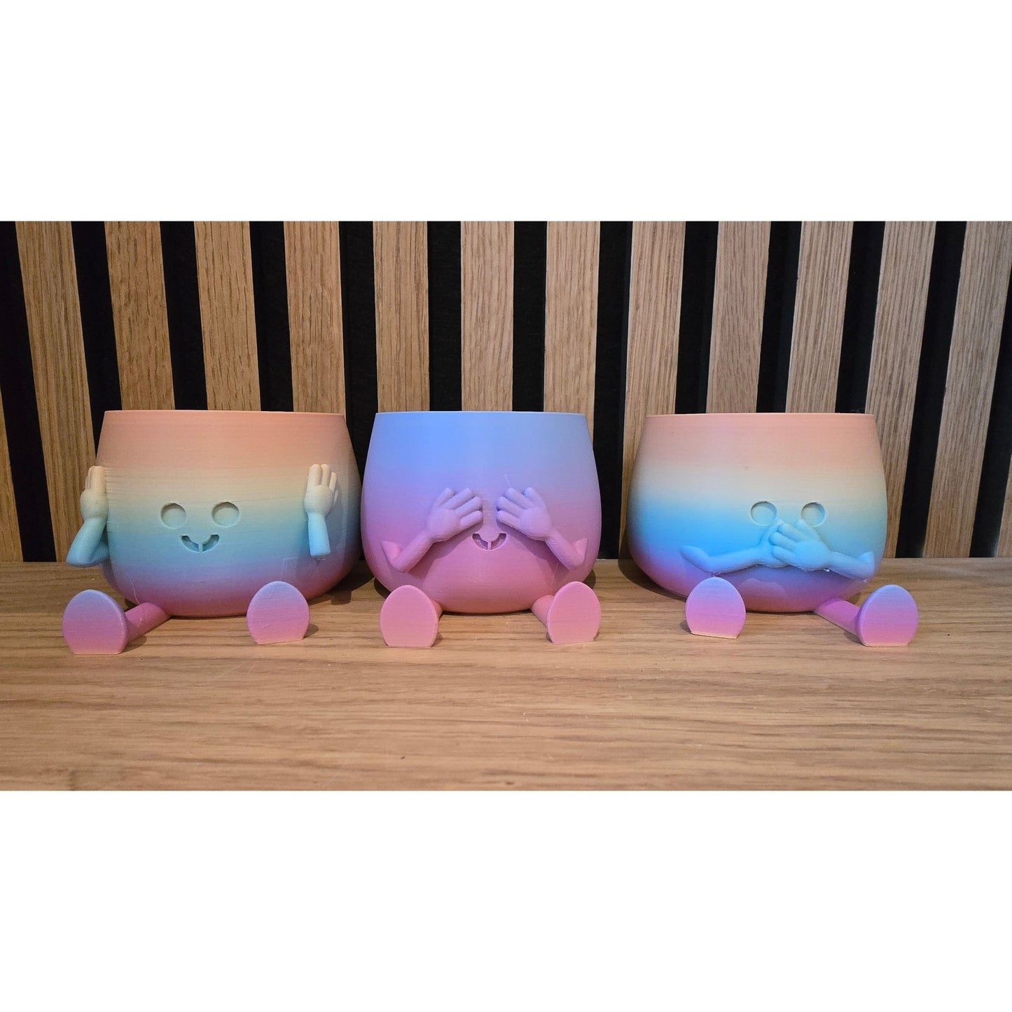 Horen zien en zwijgen Bloempotjes - Het Oekedoeleke