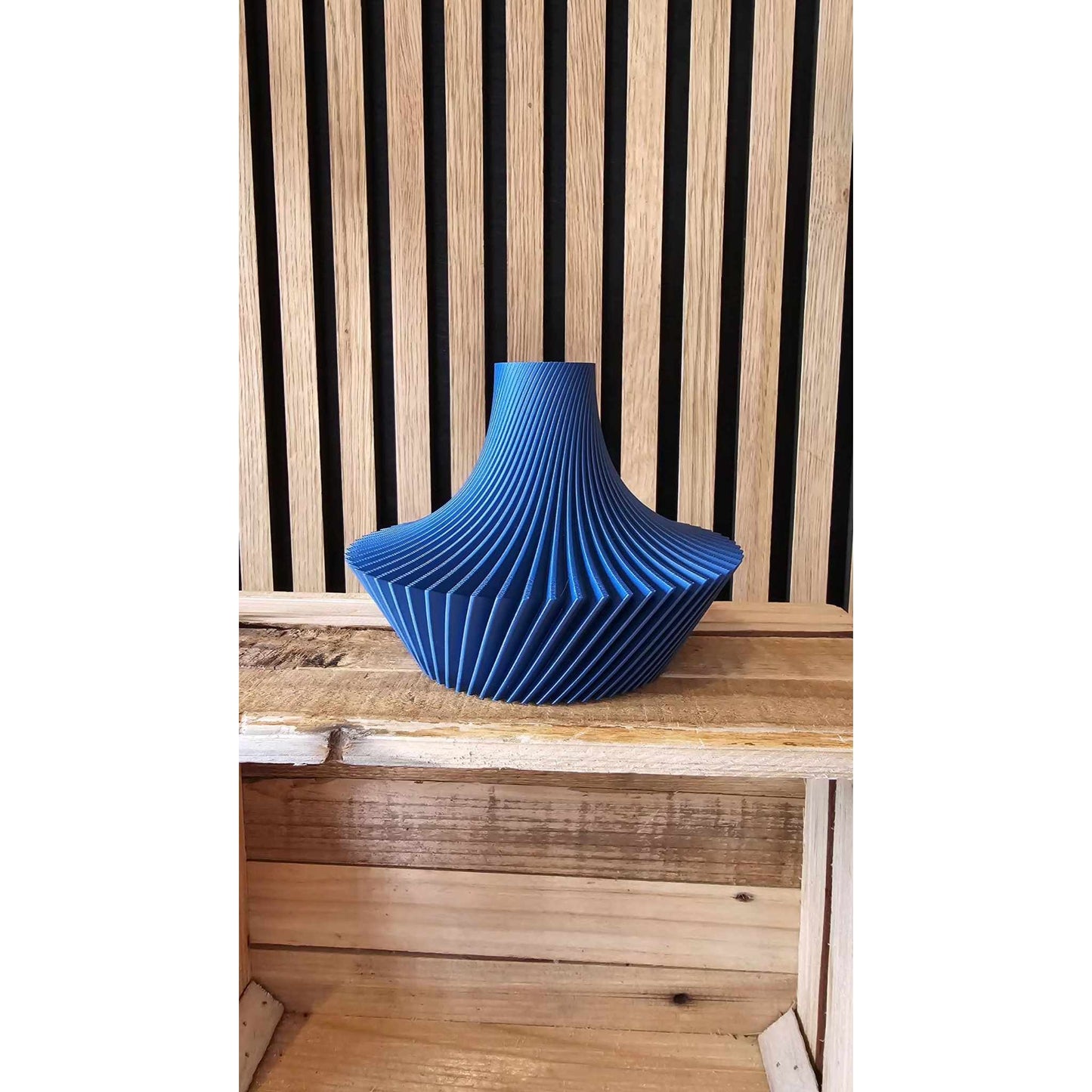 Kitan Vaas - Gelaagd Effect 3D Geprint 11cm - Het Oekedoeleke