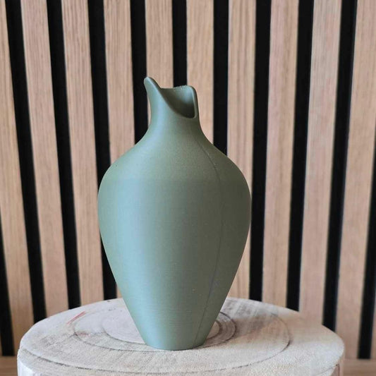 Luna Vaas - 3D Geprint Glad of met Textuur - Het Oekedoeleke