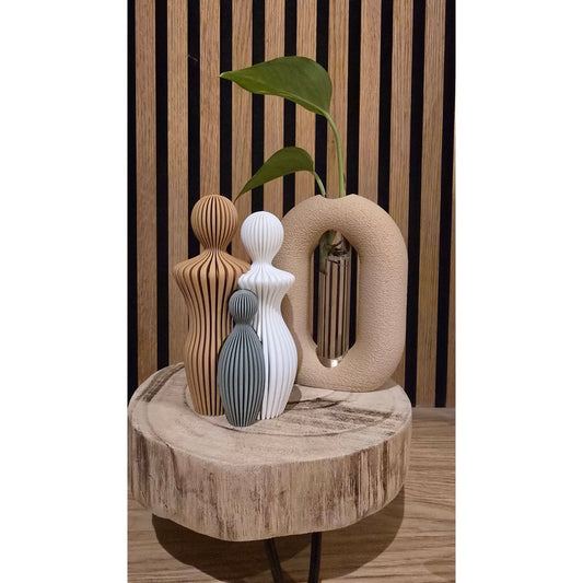 Ons Gezin - Compleet met Huisdier | 3D Geprinte Familie Set - Het Oekedoeleke