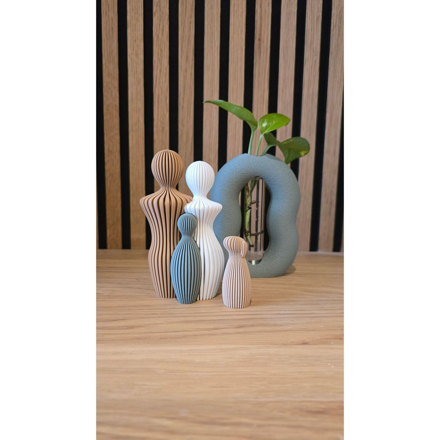 Ons Gezin - Compleet met Huisdier | 3D Geprinte Familie Set - Het Oekedoeleke