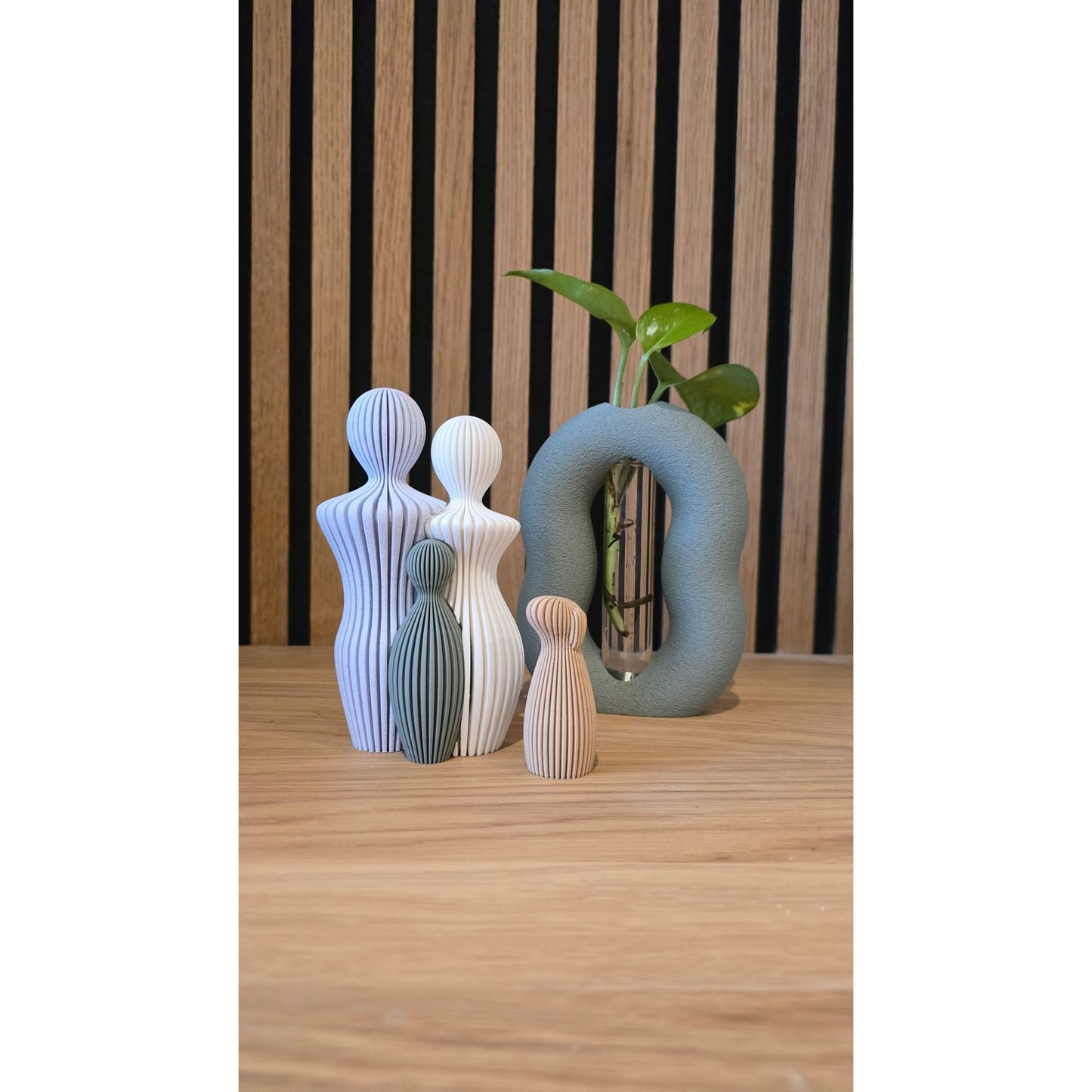 Ons Gezin - Compleet met Huisdier | 3D Geprinte Familie Set - Het Oekedoeleke