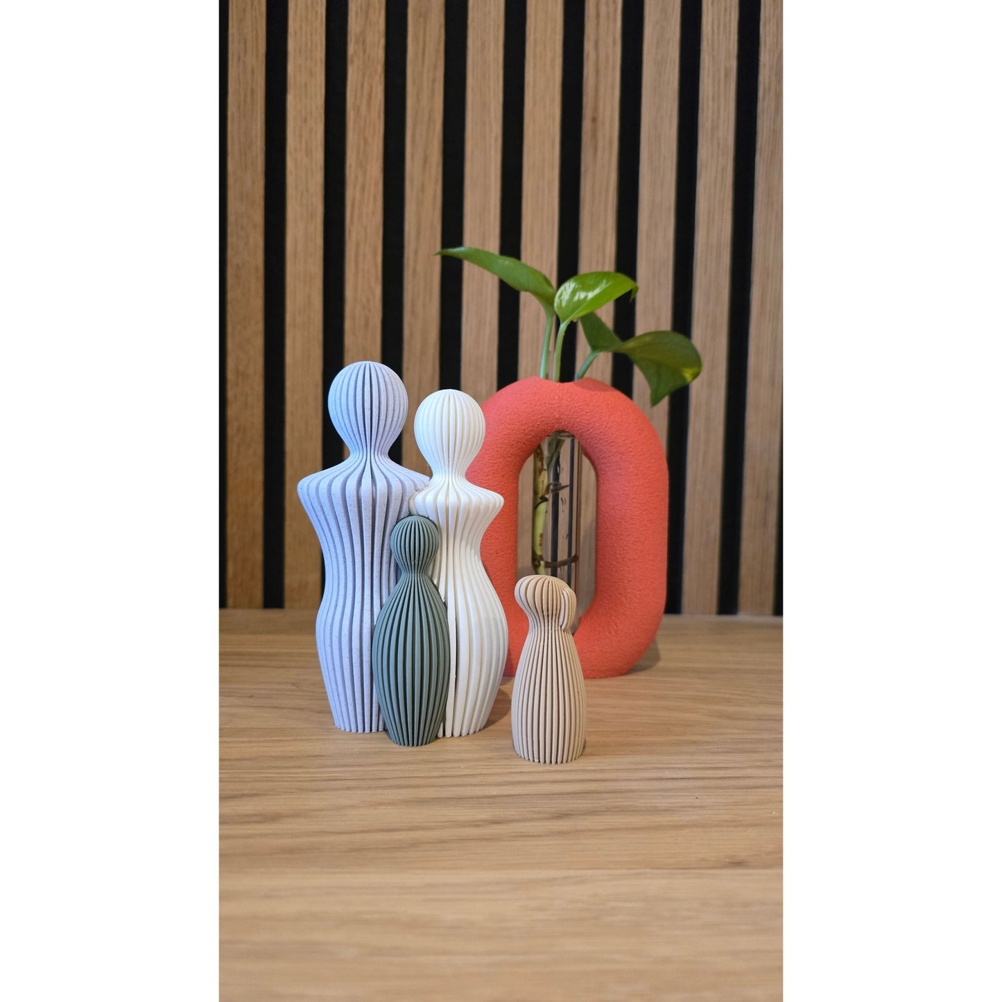 Ons Gezin - Compleet met Huisdier | 3D Geprinte Familie Set - Het Oekedoeleke