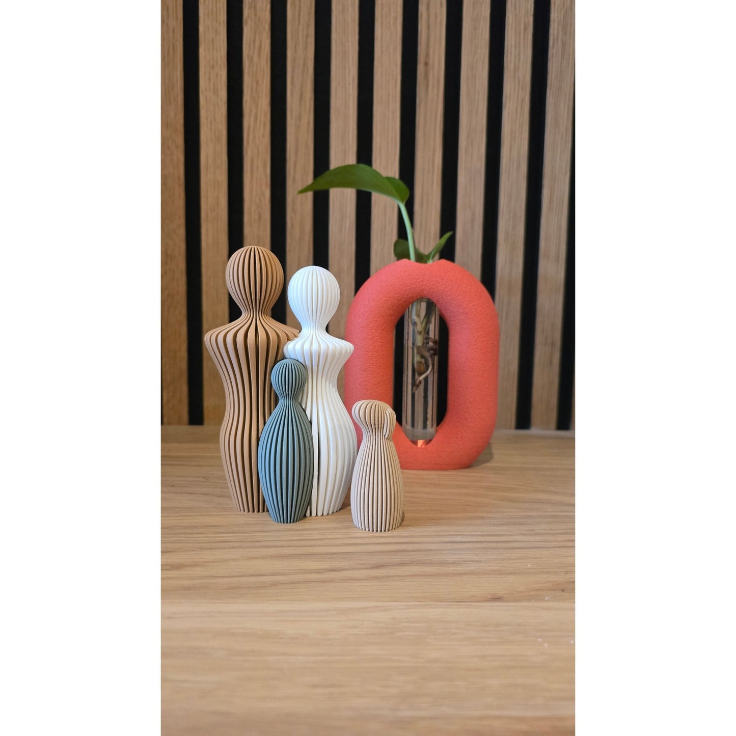 Ons Gezin - Compleet met Huisdier | 3D Geprinte Familie Set - Het Oekedoeleke