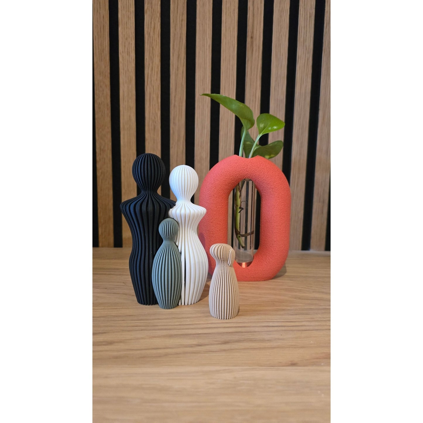 Ons Gezin - Compleet met Huisdier | 3D Geprinte Familie Set - Het Oekedoeleke