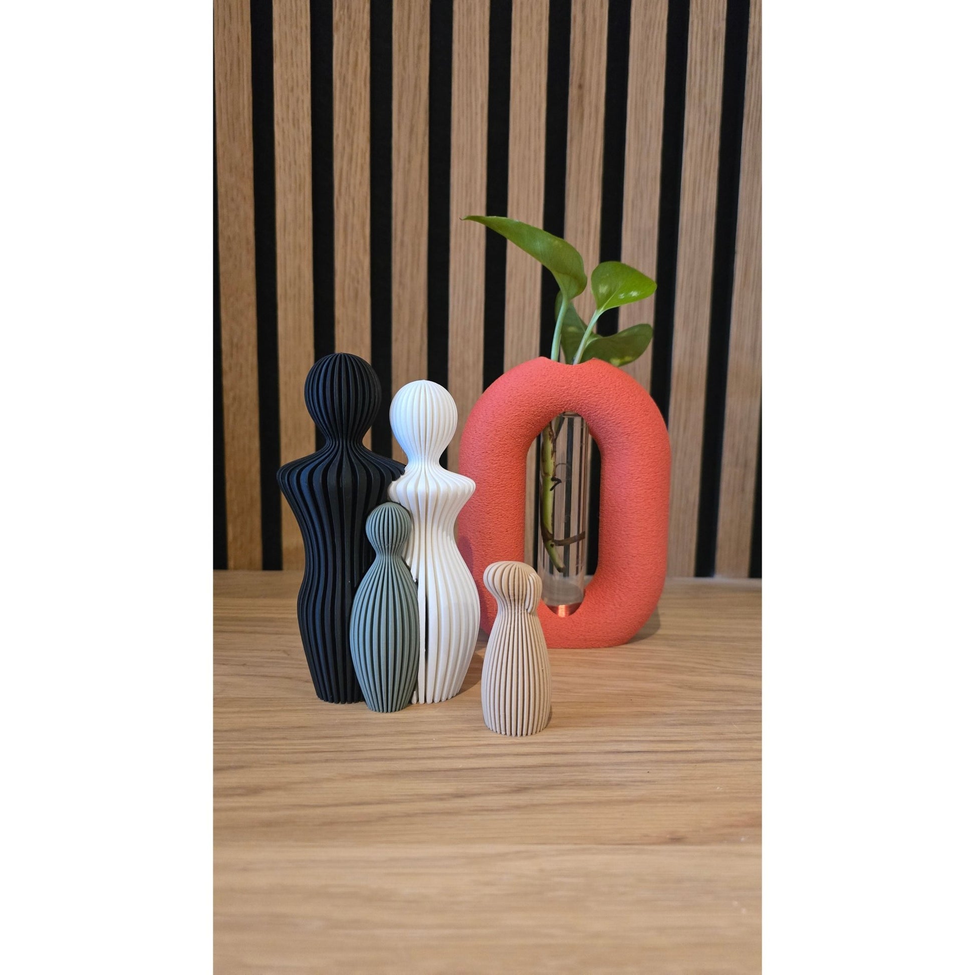 Ons Gezin - Compleet met Huisdier | 3D Geprinte Familie Set - Het Oekedoeleke