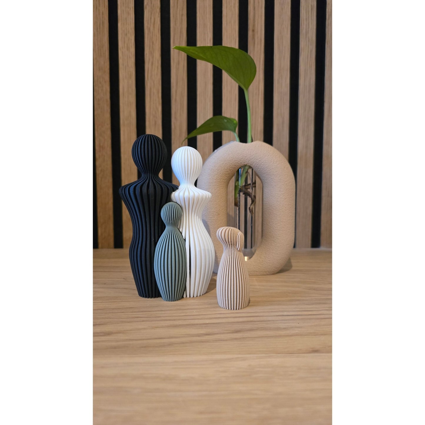 Ons Gezin - Compleet met Huisdier | 3D Geprinte Familie Set - Het Oekedoeleke
