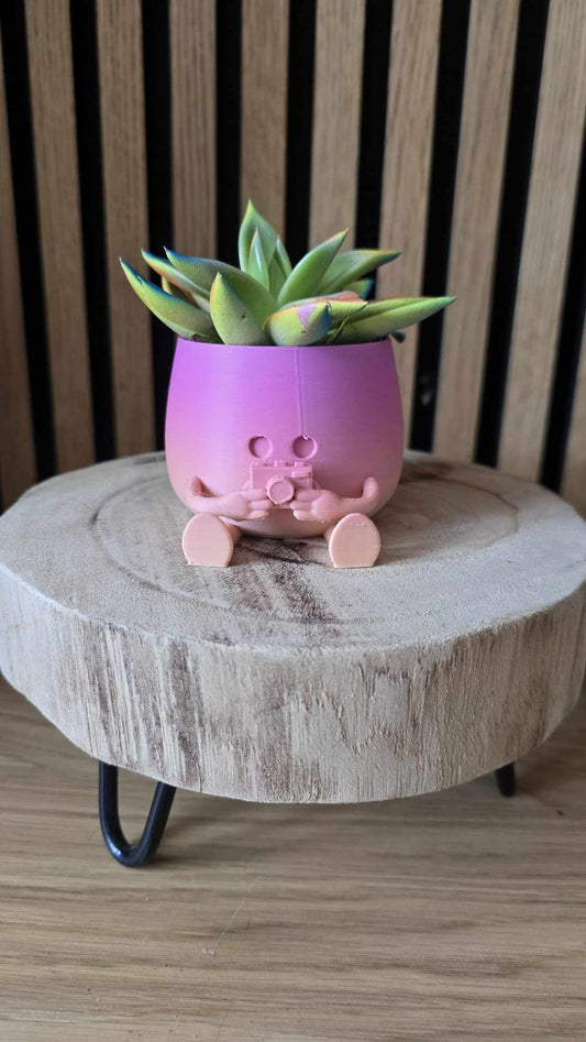Snapshot Camera Bloempot - Schattig 3D Geprint - Het Oekedoeleke