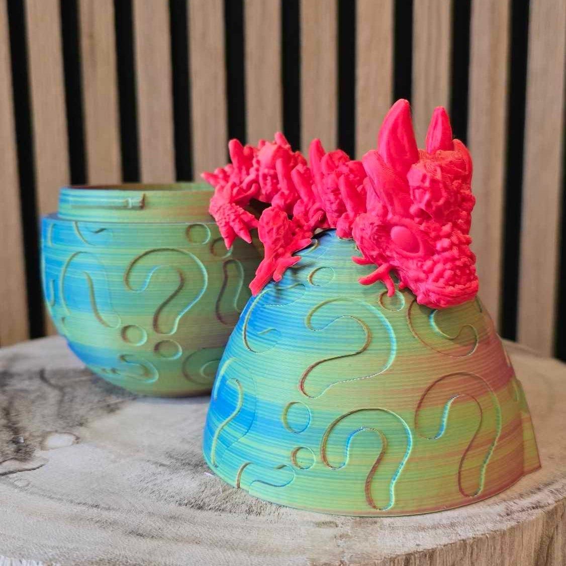 Verassings Drakenei - 3D Geprint met Mystery Draakje - Het Oekedoeleke