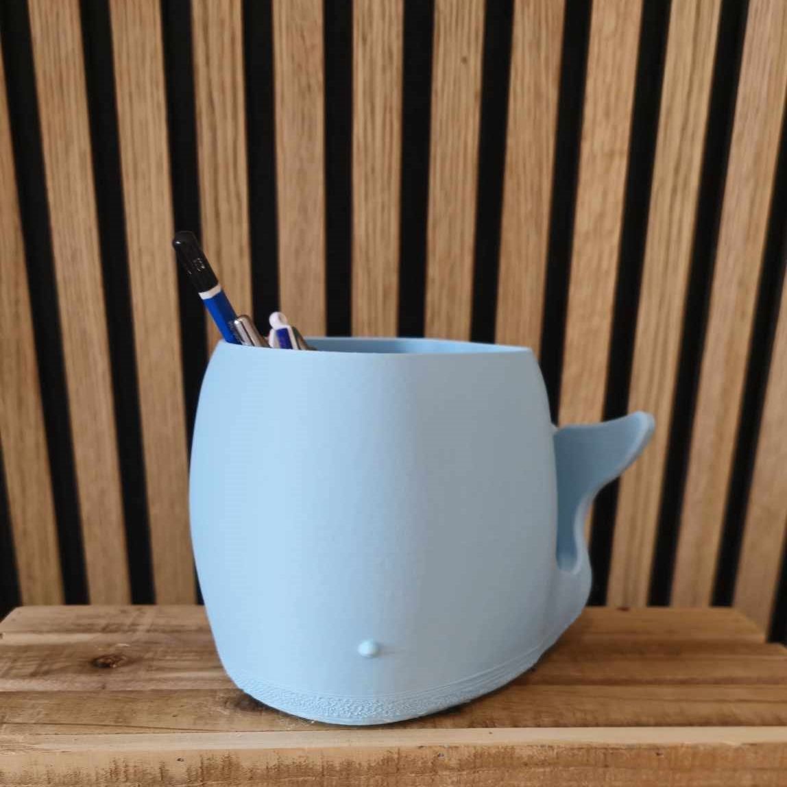 Walvis Pennenhouder - Schattige Walvis 3D Geprint voor Kinderen - Het Oekedoeleke