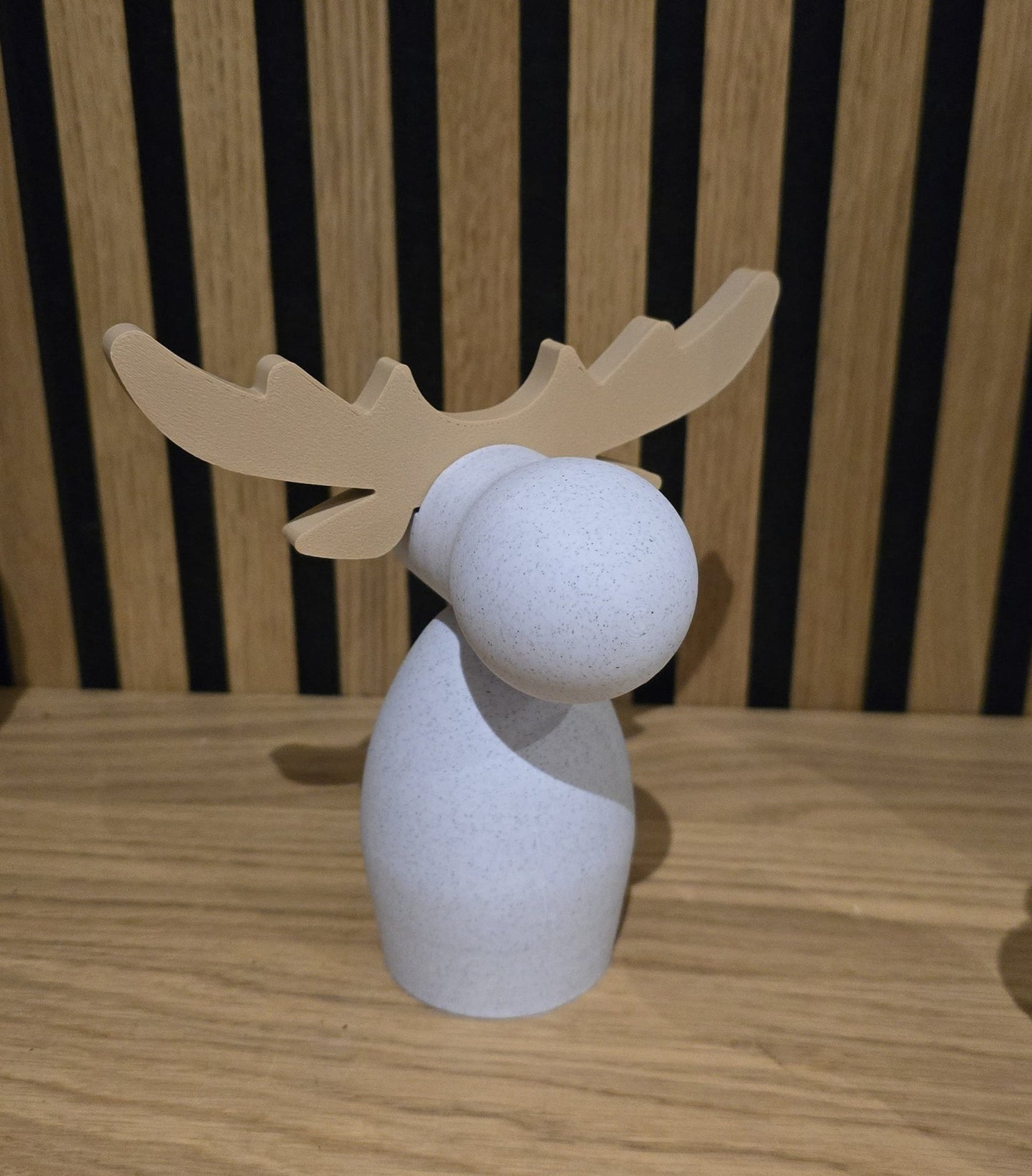 Wintervriendje Eland - 3D Geprint & Knusse Decoratie - Het Oekedoeleke