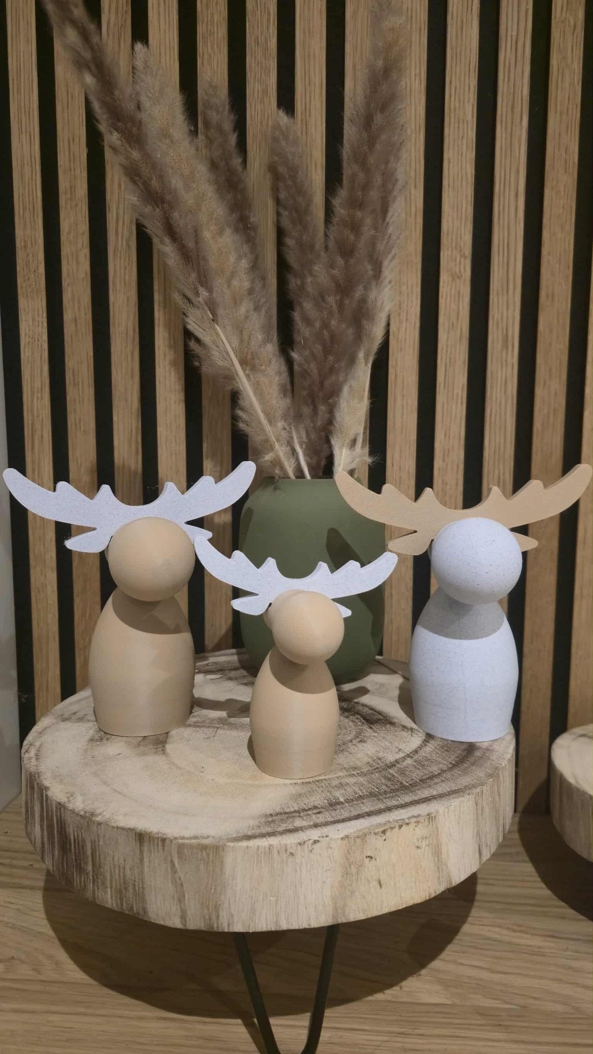 Wintervriendje Eland - 3D Geprint & Knusse Decoratie - Het Oekedoeleke