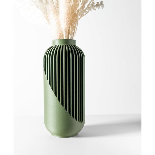 Yao Vaas - Waterdicht met Verticale Ribbels 3D Geprint - Het Oekedoeleke