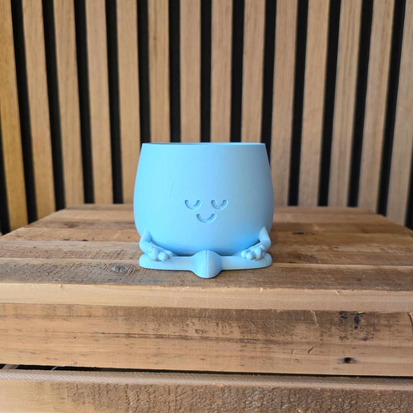 ZEN Bloempot - Mediterend Figuurtje 3D Geprint - Het Oekedoeleke